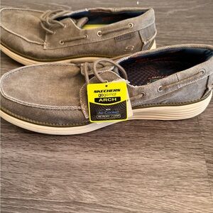 Skechers Men's Tan Boat Shoes